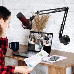 Brazo Articulado Para Montaje En Pared: Soporte Para Microfono De Montaje En …