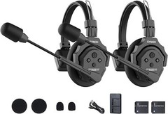 SYNCO XTalk X2 Full-Duplex AEC Wireless Intercom Headset System Random Master