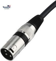 Unbalanced 6.35Mm(1/4 Inch) TS Mono to XLR Male Cable Gold Plated Quarter Inch t