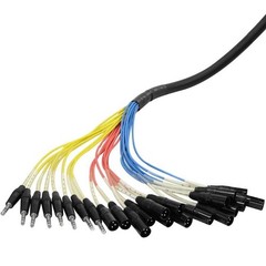 SAJT-16x8x75 – 16 Channel XLR 75 Snake Cable (TRS Returns)