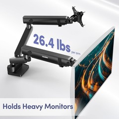 Dual Monitor Mount for Desk, Heavy Duty Dual Monitor Stand for 17 to 35 inch …