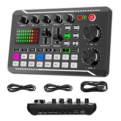 Professional Audio Mixer, SINWE Live Sound Card and Audio Interface with DJ M…