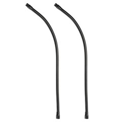 24″ Microphone Gooseneck 5/8-27 Thread Flexible Tube Extension Black 2Pcs