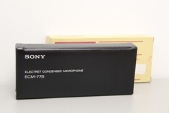 Brand New Vintage Old Stock Sony ECM77B Condenser Microphone