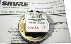 NOS NIB SHURE GREEN BULLET MICROPHONE ELEMENT 99A86