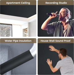 Kaqiluo High Density Self-Adhesive Sound Insulation Acoustic Closed Cell Foam, 5