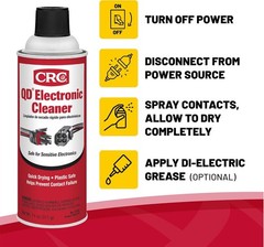 QD Electronic Cleaner 11 Oz – Fast Drying, Safe for Electronics