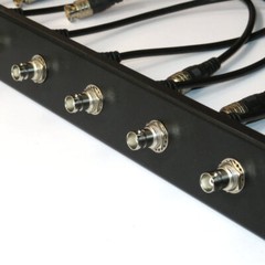 8-way Front Mount Panel Antenna Rack Kit For BNC.GOLD Shure & Sennheiser FMP840