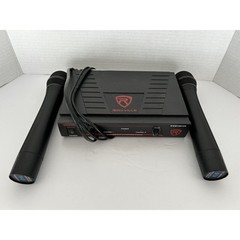 Rockville RWM1201VH VHF Wireless Dual Hand Held Microphone Mic System