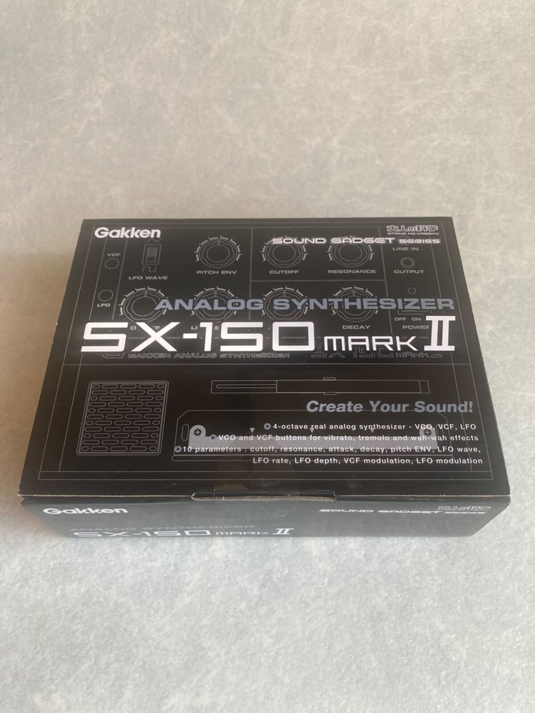 Gakken Analog Synthesizer SX-150 Mark II from Japan New Condition