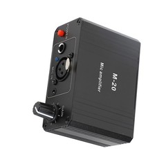 Microphone Preamp High Gain 48V Power XLR Output Mic Preamplifier For
