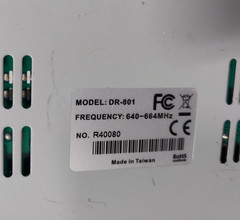 TeachLogic DR-801 Diversity Wireless Receiver UHF-ACS 640-664MHz