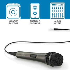 Singing Machine Wired Microphone for Karaoke, (Black) –