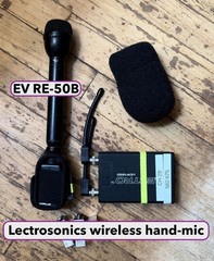 Lectrosonics UCR195 + handheld Mic RE 50