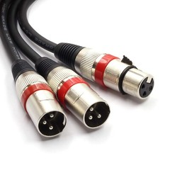 SiYear Balanced XLR Splitter Cable – XLR Female to Dual XLR Male 3 Pin Patch …