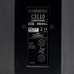 RCF C3110-126 – Two-Way Passive Loudspeaker System (10″ Woofer, 120°×60° Horn)