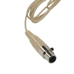 Beige Single Headset Mic for Phenyx Pro Wireless Systems w/ Mini XLR 3Pin