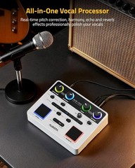 AVE-100 Vocal Effects Processor with Auto Pitch Correction/Harmony/Echo/Rever…