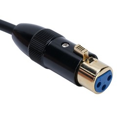 Dual XLR Female To 1/4 Inch 6.35mm Male Stereo Y Splitter Cable 1.6FT PVC D WPMU