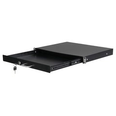 1U Rack Mount DJ 19″ Rack Road Case Equipment Deep Drawer Locking with Keys