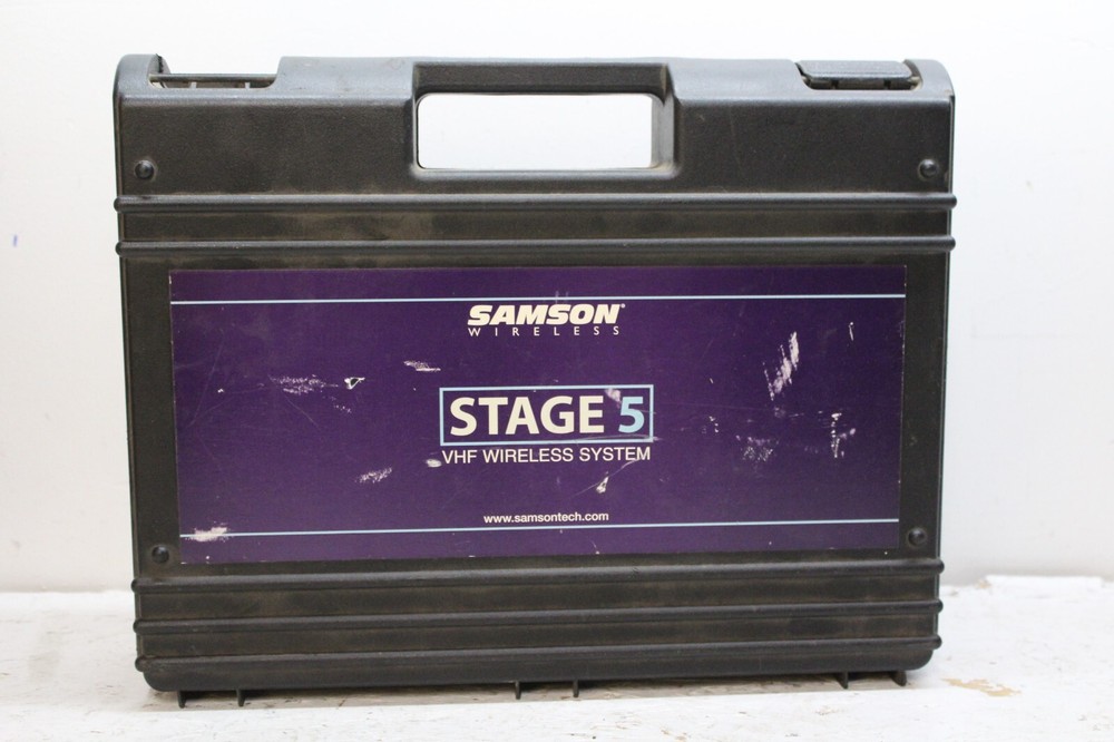 Samson Stage 5 VHF Wireless System CH5 ST5 Receiver & Belt Transmitter