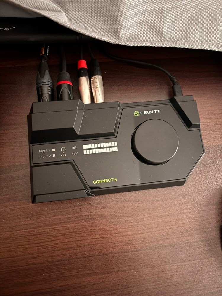Lewitt Connect 6 USB-C Interface – USED 1 TIME AND PUT AWAY- MINT MINT CONDITION