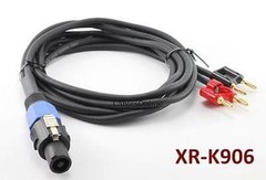 6ft Speak-On Type Plug to Dual Banana Plugs Cable, CablesOnline XR-K906