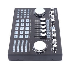 Voice Changer Sound Live Sound Card for Live Streaming Audio Mixer Broadcast