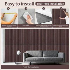 4-40 Pack Self Adhesive Soundproof Foam Panels 45″× 22″ inch Acoustic Wall Tiles