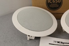 PAIR of Klipsch IC 650 In Ceiling Commercial Speakers Brand New Open Box