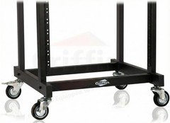 Rack Mount Cart Stand Rolling Studio Mixer Gear Pro Audio IT Server Holder Case