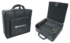 Rockville Semi-Hard Mixer Bag w/6 Padded Dividers Fits Yamaha MG16XU