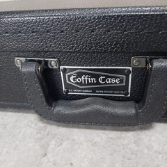 The Coffin Case Electric Guitar Coffin Shaped Hard Case Gothic Shoegaze Vintage