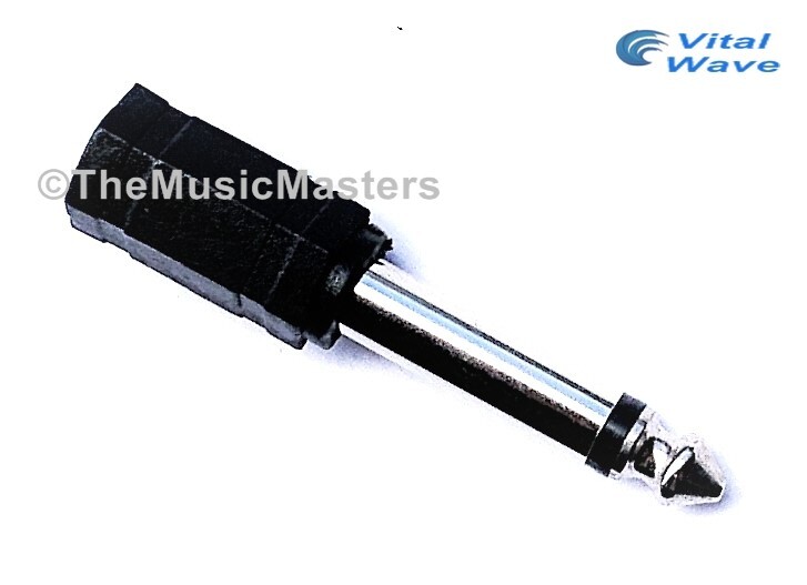 1/8″ 3.5mm Female Jack to 1/4″ Male Plug Mono Microphone Audio Mic Adapter VWLTW