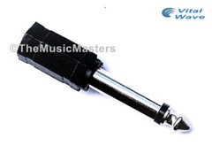 1/8″ 3.5mm Female Jack to 1/4″ Male Plug Mono Microphone Audio Mic Adapter VWLTW