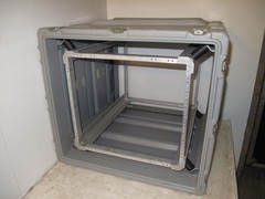 Rackmount 09U x25 Hardigg Classic Rack with Leg Plates Shock Mount 19 Pelican G
