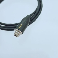 3.5mm TRS Jack Plug For Sennheiser to 3.5mm Female Jack Lock Extension Cable