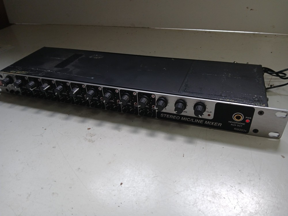 ROLLS RM203x Stereo Mic/Line Mixer (NO POWER SUPPLY)