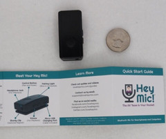 Hey Mic! Bluetooth Microphone: iPhone, Android, PC Mac Audio/Video Record – READ