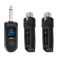 Wired to Wireless Microphone System Converter Transmitter Receiver New