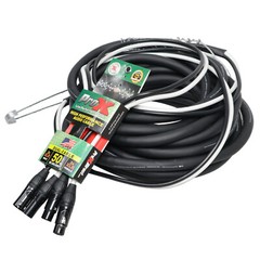 50 Ft. Balanced (2) XLR-M to (2) XLR-F High Performance Audio Cable Snake