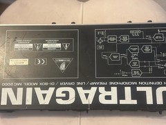 Behringer Ultragain MIC2000 High-Definition Dual Channel Mic/Line Preamplifier
