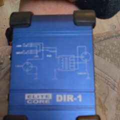 Elite Core DIR-1 Direct/DI Box Blue 1 Channel XLR 1/4″ TRS Input XLR Output