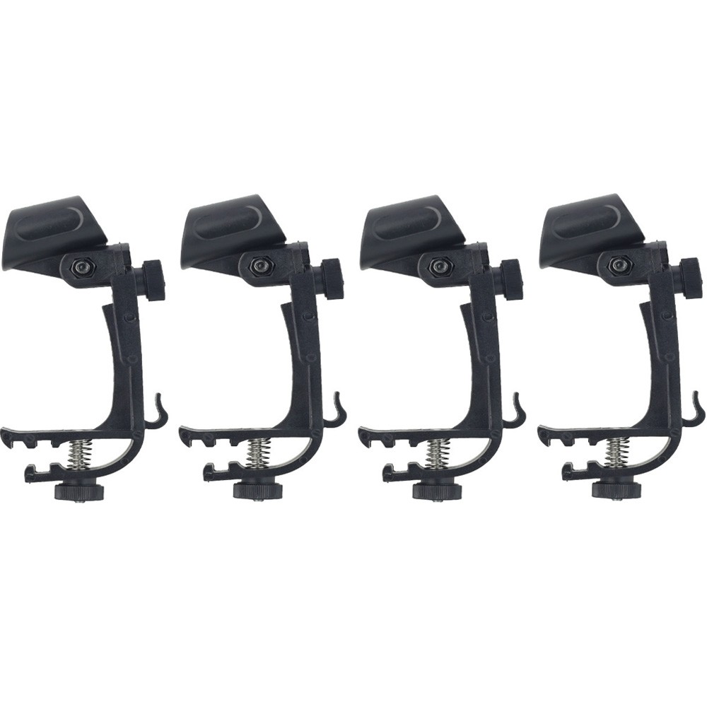 4Pcs Clamp Clip Holder Mount For Drum Microphone Mic For Shure SM58 SM57 HOT