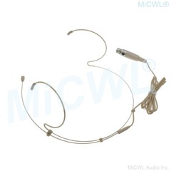 Beige Headset Microphone For Electro Voice EV Wireless earset Microphones 4Pin