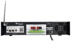 Rockville 6-Zone 70v Commercial Amplifier+(10) 5.25″ Black Ceiling Speakers+Sub