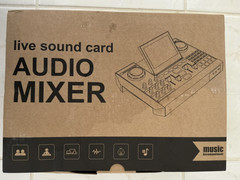 Podcast Microphone Bundle with Live Sound Board Audio Mixer, Podcast Equipment B