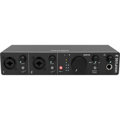 Arturia MiniFuse 2 Audio/MIDI Interface w/ Headphones & XLR Cable
