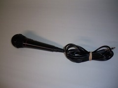 Unbranded Black Universal 6.3mm Wired Microphone w/ On & Off Switch