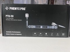 Phenyx Pro Wireless Microphone System, True Diversity Dual Cordless Mic Set, …